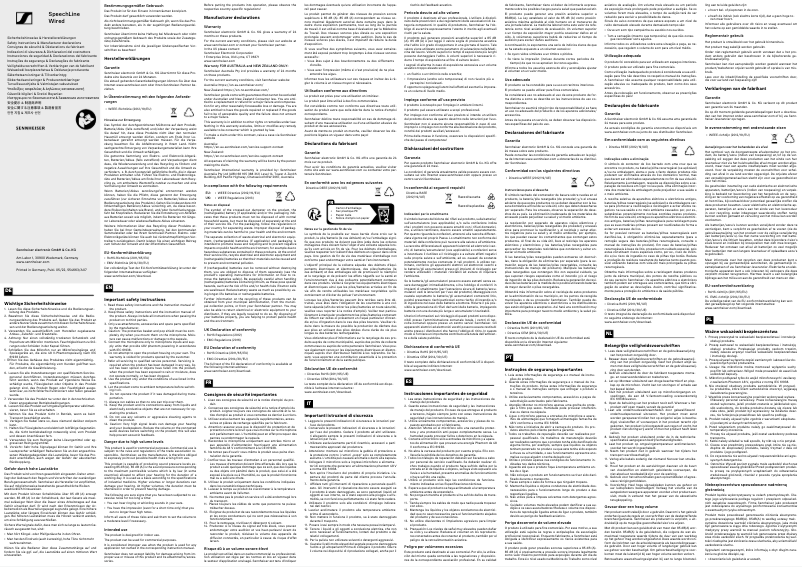 Image de la première page du manuel de l'appareil MAT 153-S