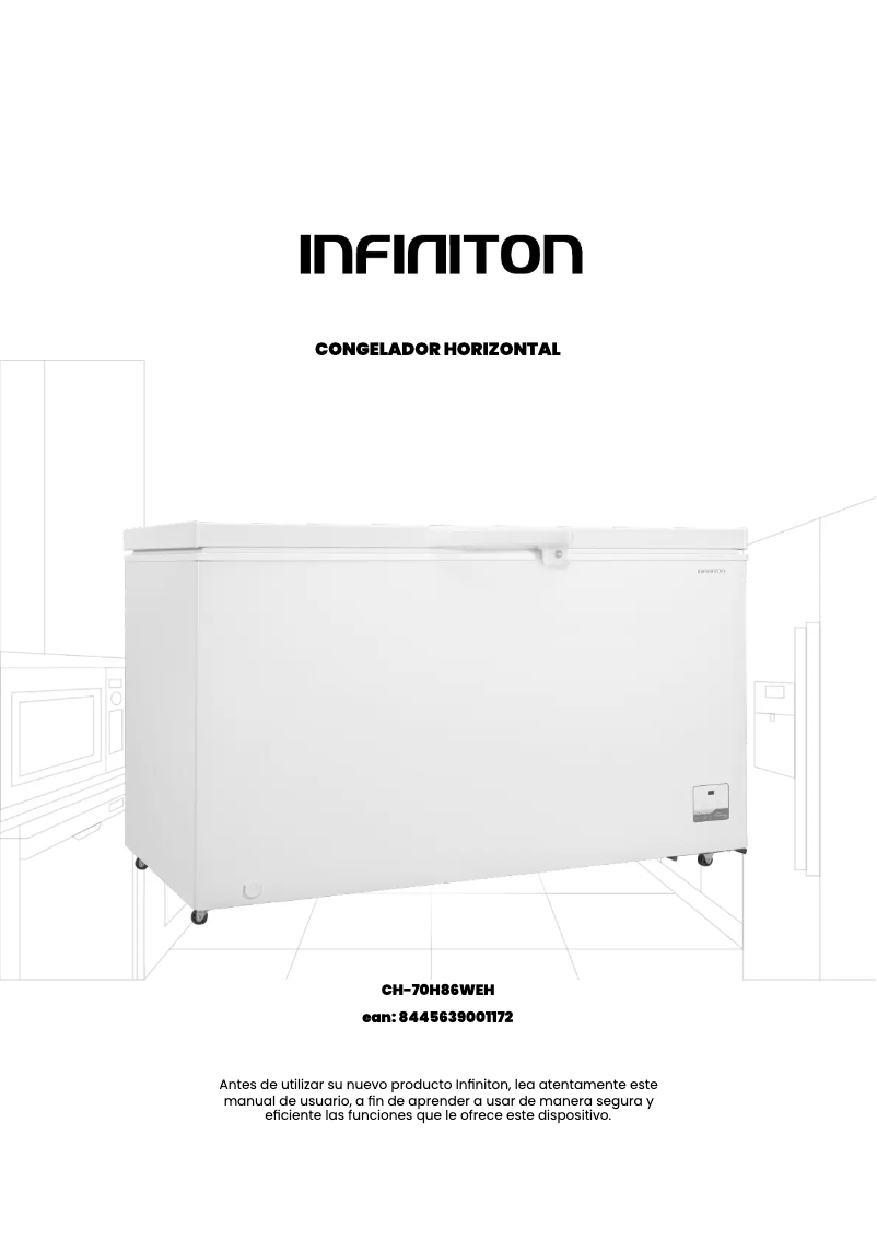 Page 1 de la notice Manuel utilisateur Infiniton CH-70H86WEH