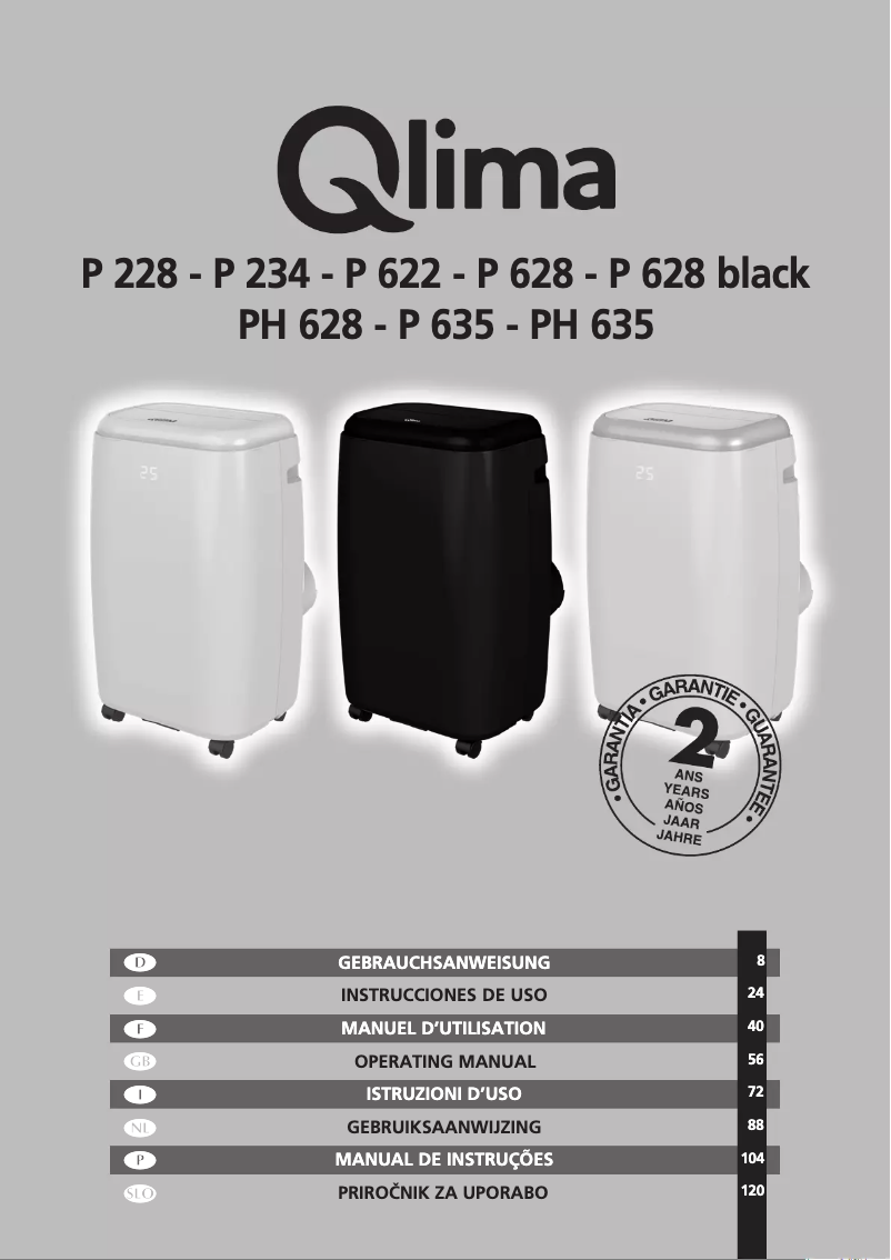 Image de la première page du manuel de l'appareil P 622