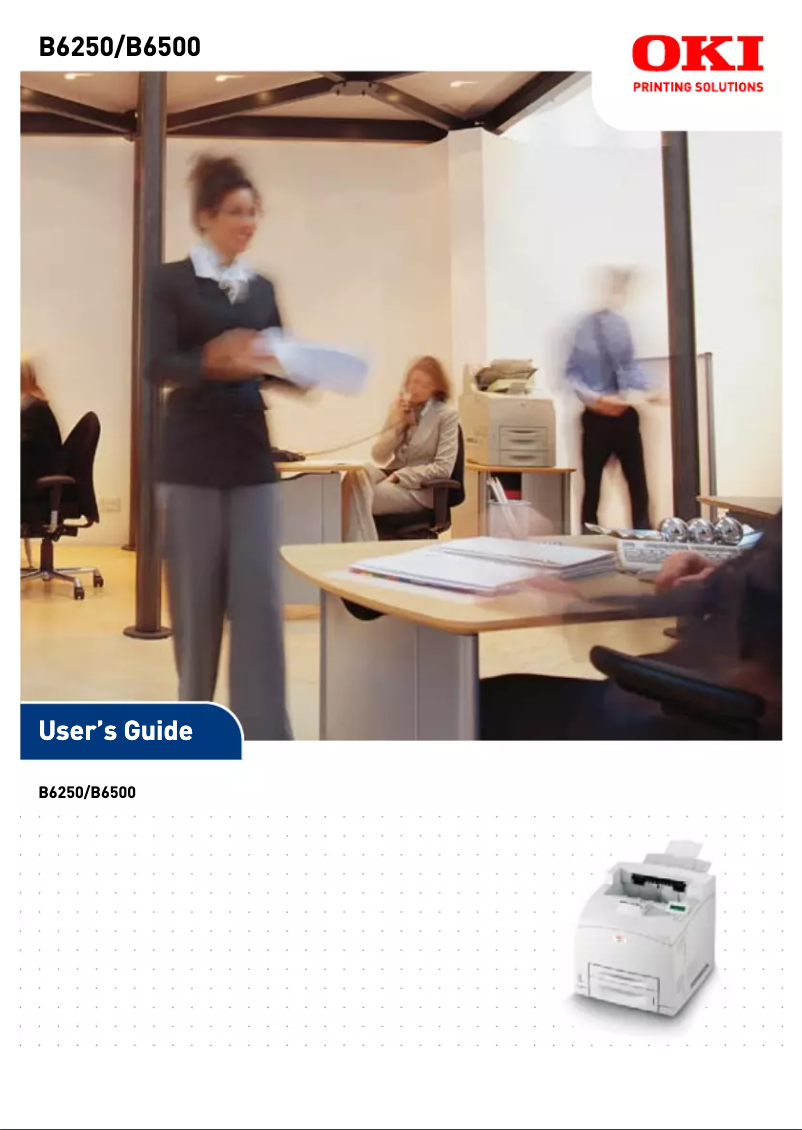 Image de la première page du manuel de l'appareil B6500DN