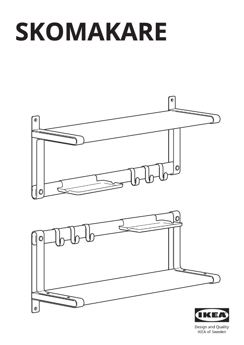 Page 1 de la notice Manuel utilisateur Ikea SKOMAKARE 805.501.97