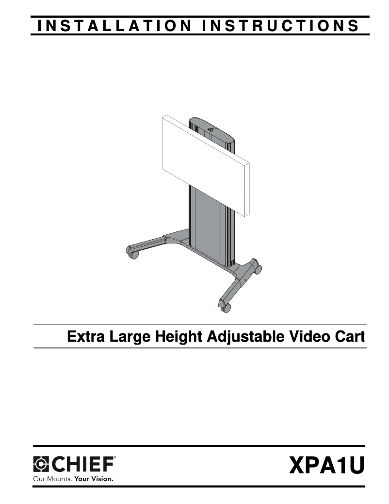 Image de la première page du manuel de l'appareil XPA1UB