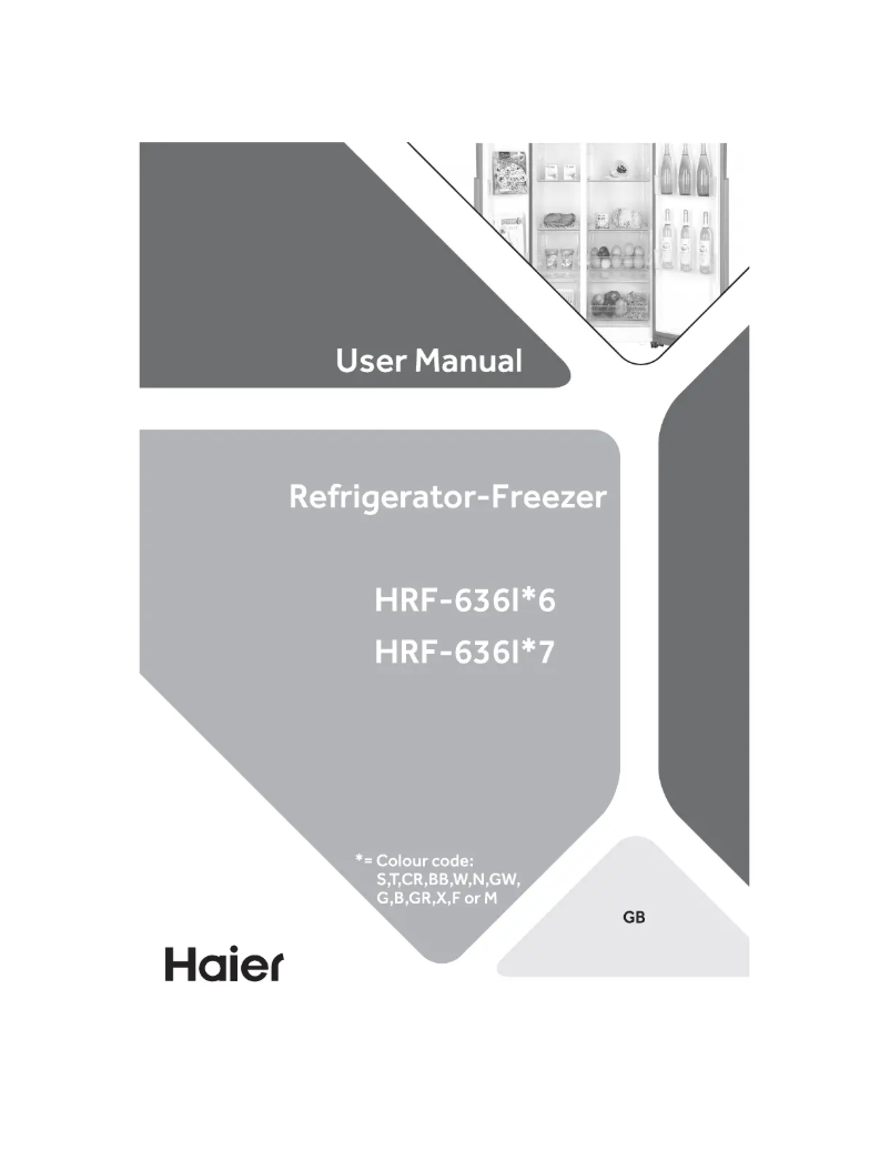 Page n°1 - Manuel utilisateur Haier HRF-636IM6