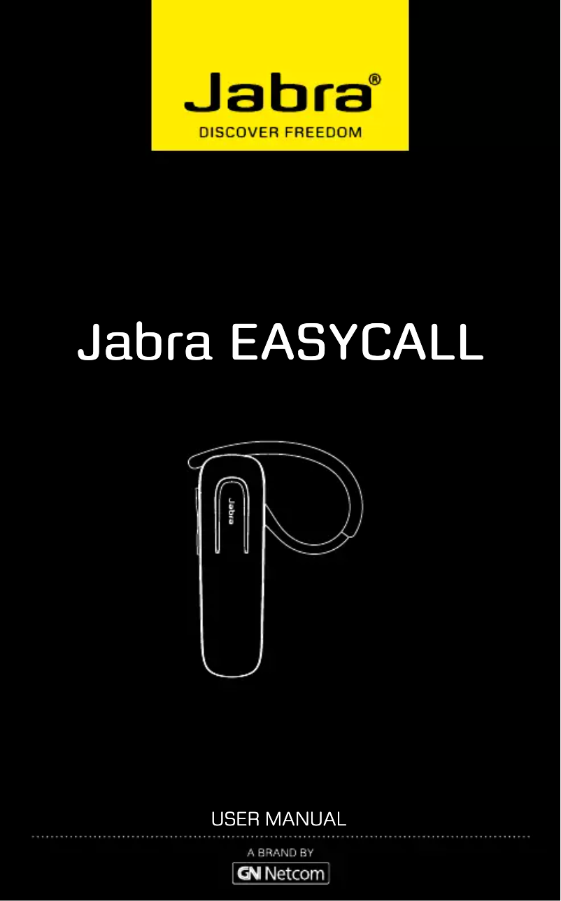 Página 1 del manual Manual de usuario Jabra EasyCall