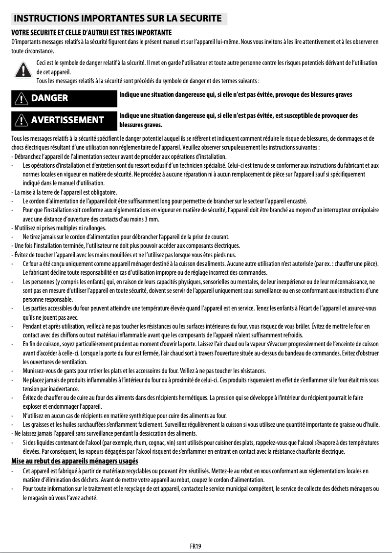 Page 1 de la notice Manuel utilisateur Whirlpool AKP 256/NA