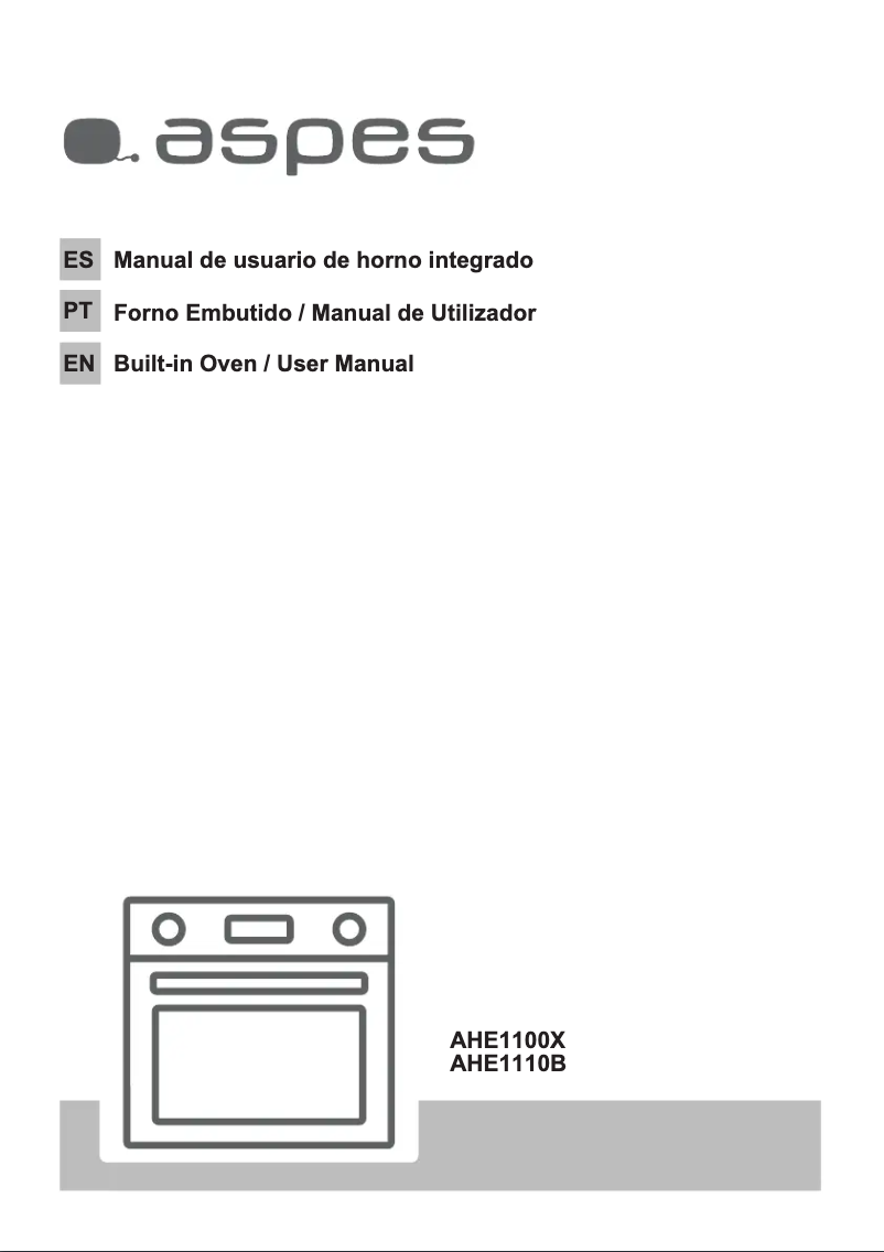 Image de la première page du manuel de l'appareil AHE1100X