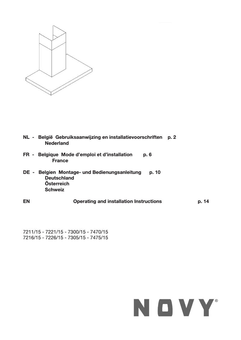 Image de la première page du manuel de l'appareil Pro'line 7221