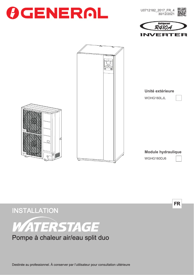 Page 1 de la notice Manuel utilisateur Fujitsu WGHG160DJ6