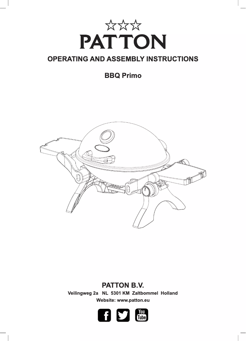 Page n°1 - Manuel utilisateur Patton Primo