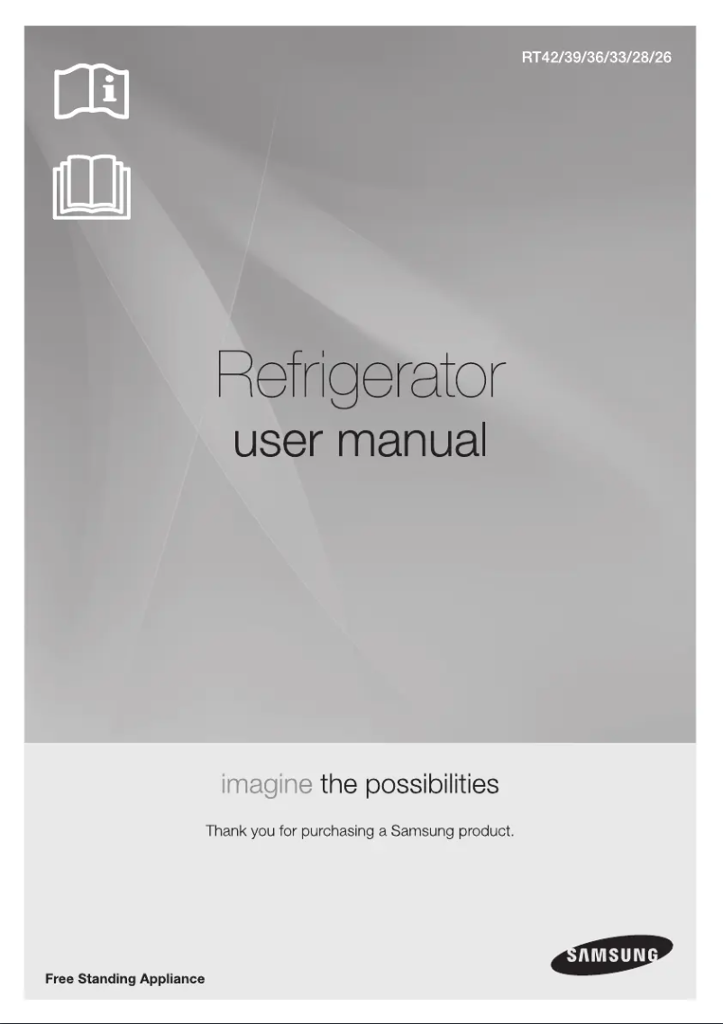 Page n°1 - Manuel utilisateur Samsung RT42HDAGESL