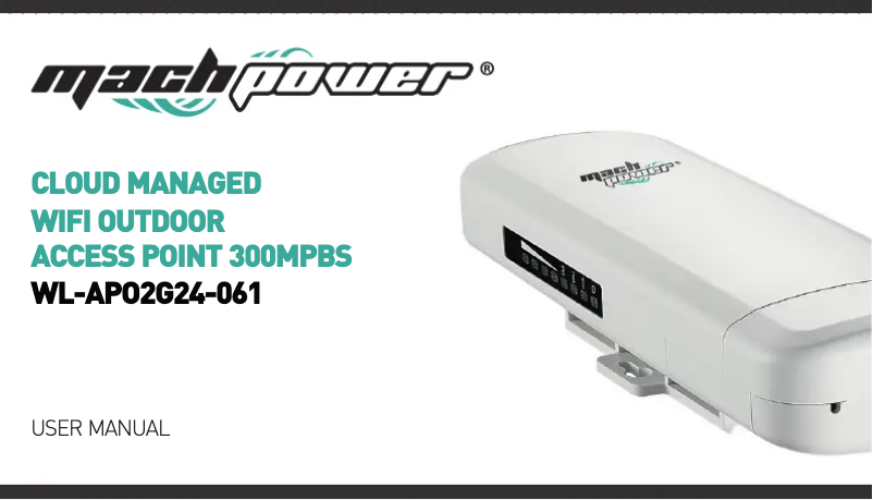 Página 1 del manual Manual de usuario Mach Power WL-APO2G24-061