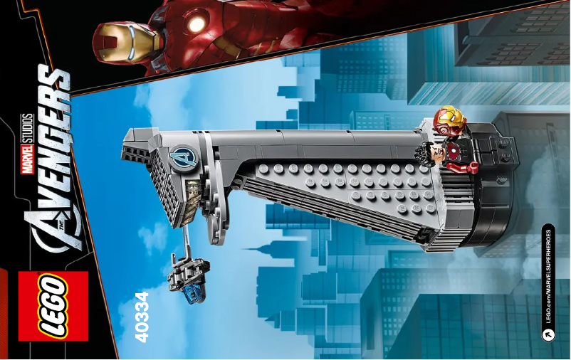 Page 1 de la notice Manuel utilisateur Lego Avengers Tower 40334