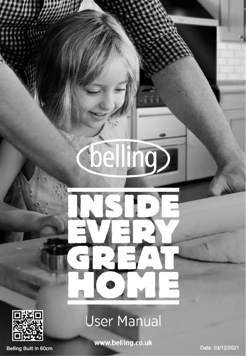 Página 1 del manual Manual de usuario Belling ComfortCook BI603MF