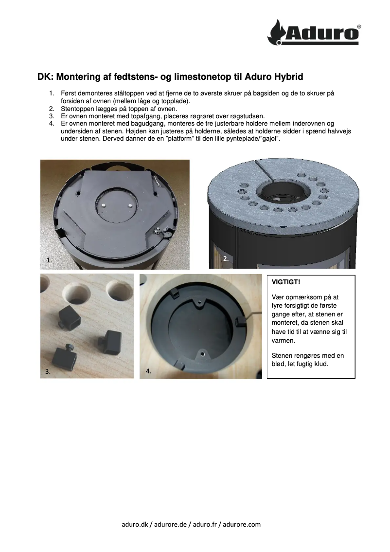 Page n°1 - Manuel utilisateur Aduro H4 Lux