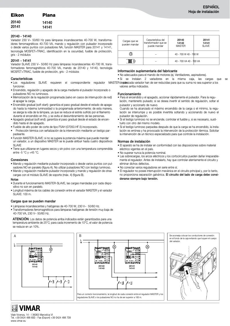 Image de la première page du manuel de l'appareil 20141
