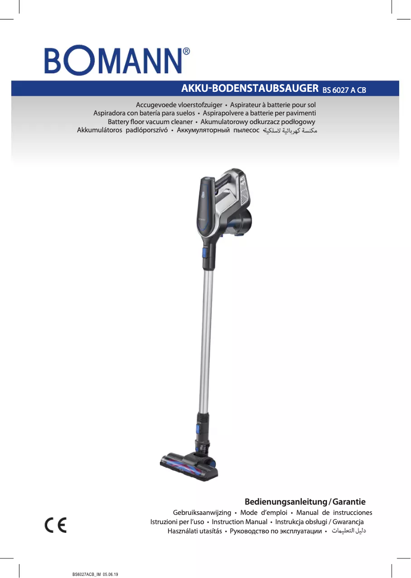 Page 1 de la notice Manuel utilisateur Bomann BS 6027 A CB
