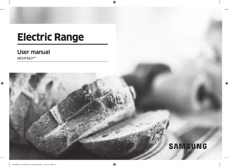 Image de la première page du manuel de l'appareil NE59R6631SG/AA