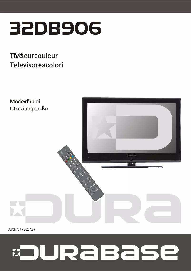 Page 1 de la notice Manuel utilisateur Durabase 32DB906