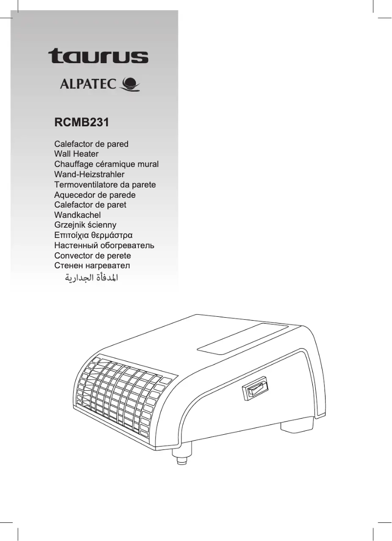 Image de la première page du manuel de l'appareil RCMB231