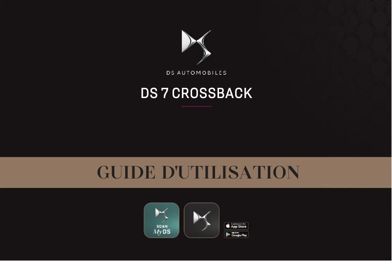 Page 1 de la notice Manuel utilisateur DS 7 Crossback (2021)