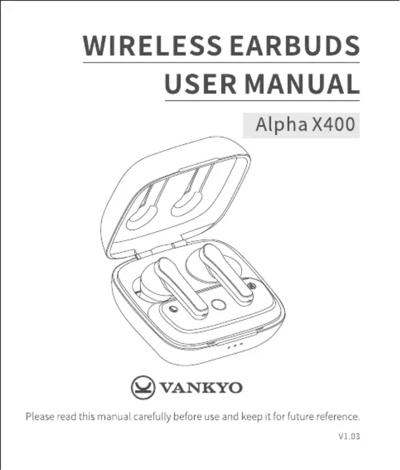 Page 1 de la notice Manuel utilisateur Vankyo Alpha X400