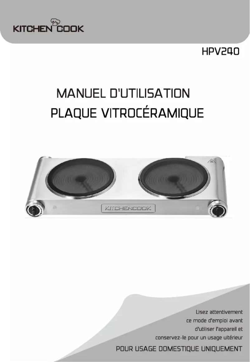Page n°1 - Manuel utilisateur Kitchen Cook HPV240