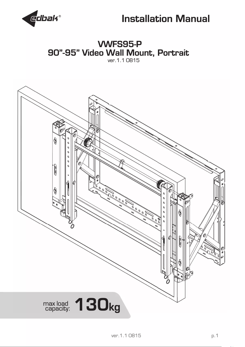 Página 1 del manual Manual de usuario Edbak VWFS95-P