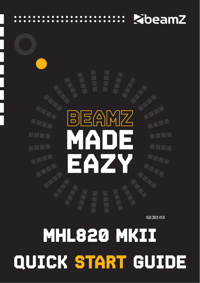 Page n°1 - Guide de démarrage rapide BeamZ MHL820 Double Helix