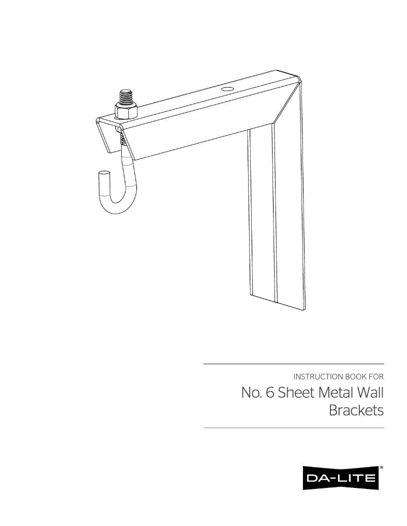 Page 1 de la notice Manuel utilisateur Da-Lite 98035