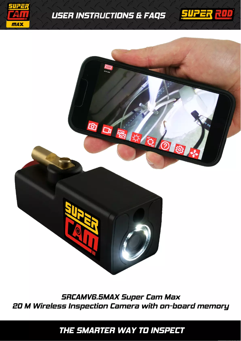 Image de la première page du manuel de l'appareil SRCAMV6.5MAX