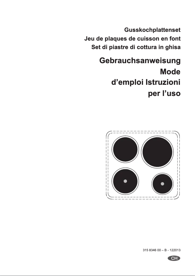 Page n°1 - Manuel utilisateur Electrolux PS+B303