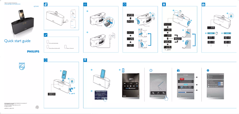 Page 1 de la notice Manuel utilisateur Philips AJ7034D