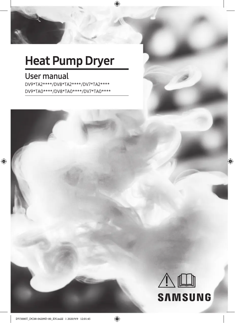 Page n°1 - Manuel utilisateur Samsung DV70TA000DE