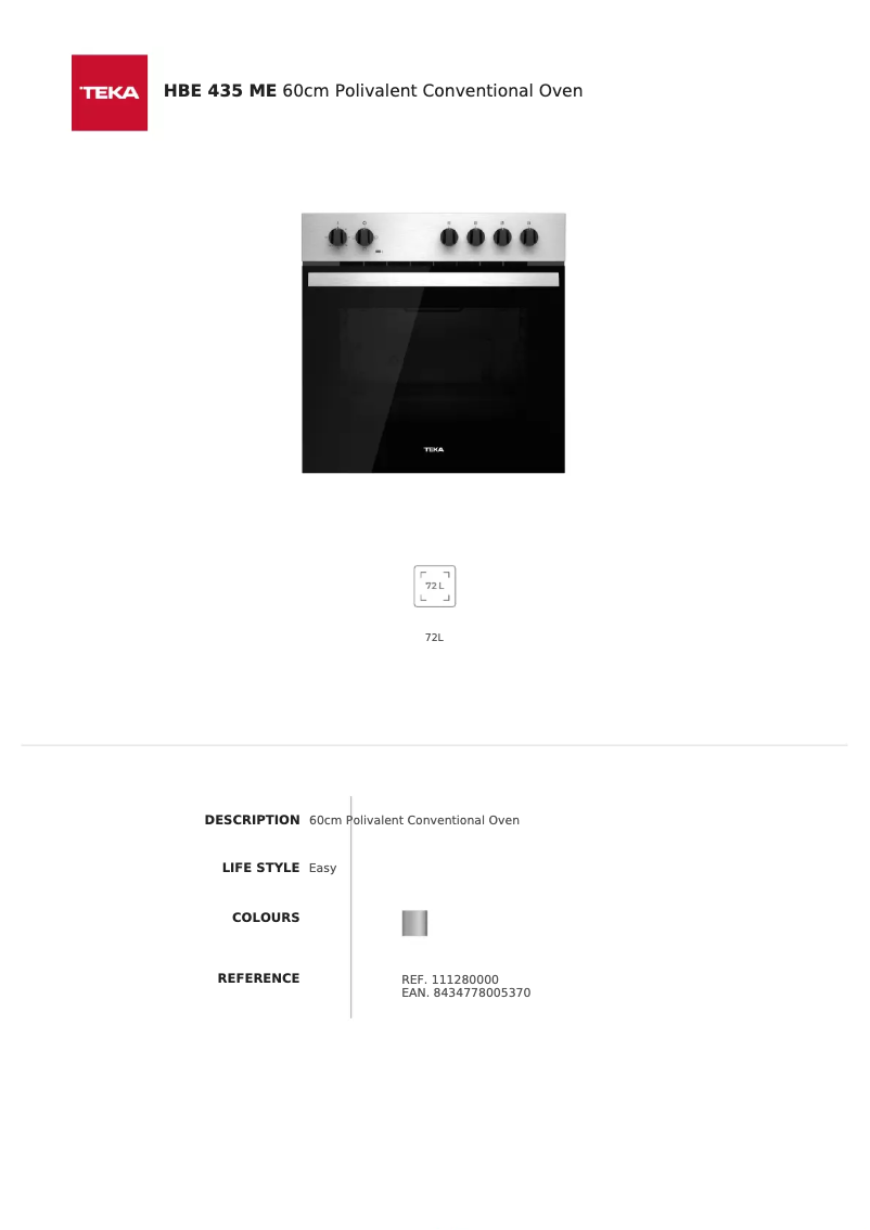 Image de la première page du manuel de l'appareil HBE 435