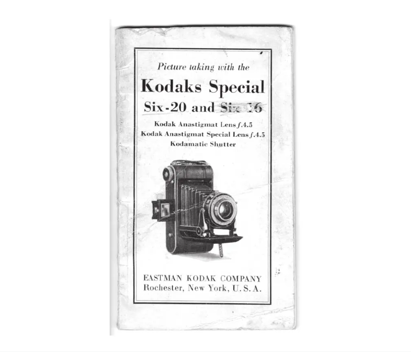 Page n°1 - Manuel utilisateur Kodak Six-16