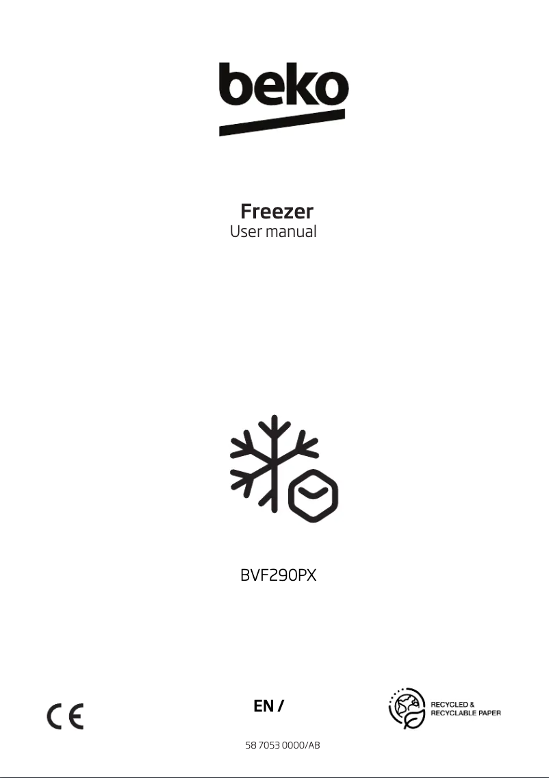 Page n°1 - Manuel utilisateur Beko BVF290PX