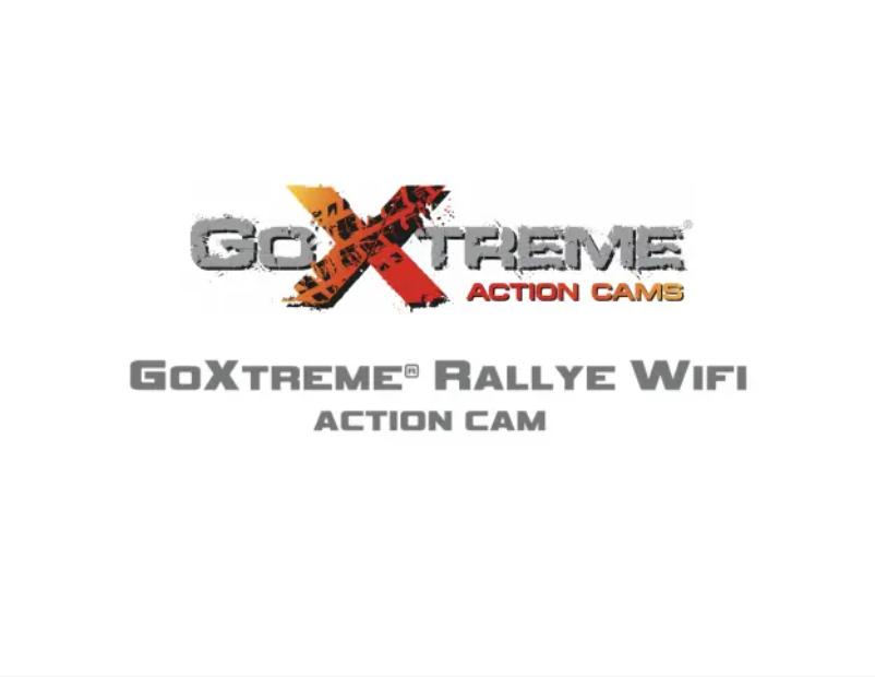 Page n°1 - Manuel utilisateur GoXtreme Rallye Wifi