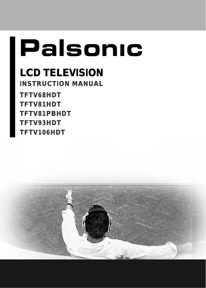 Page n°1 - Manuel utilisateur Palsonic TFTV93HDT