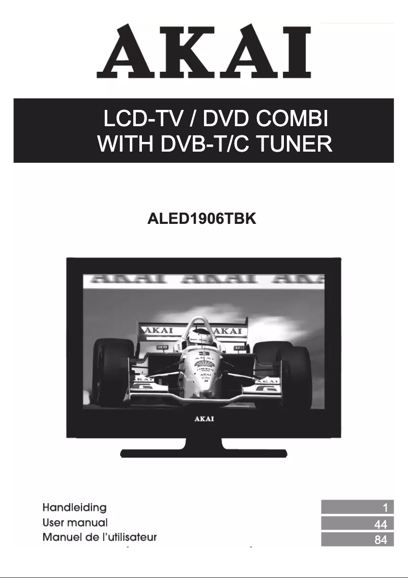 Image de la première page du manuel de l'appareil ALED1906TBK