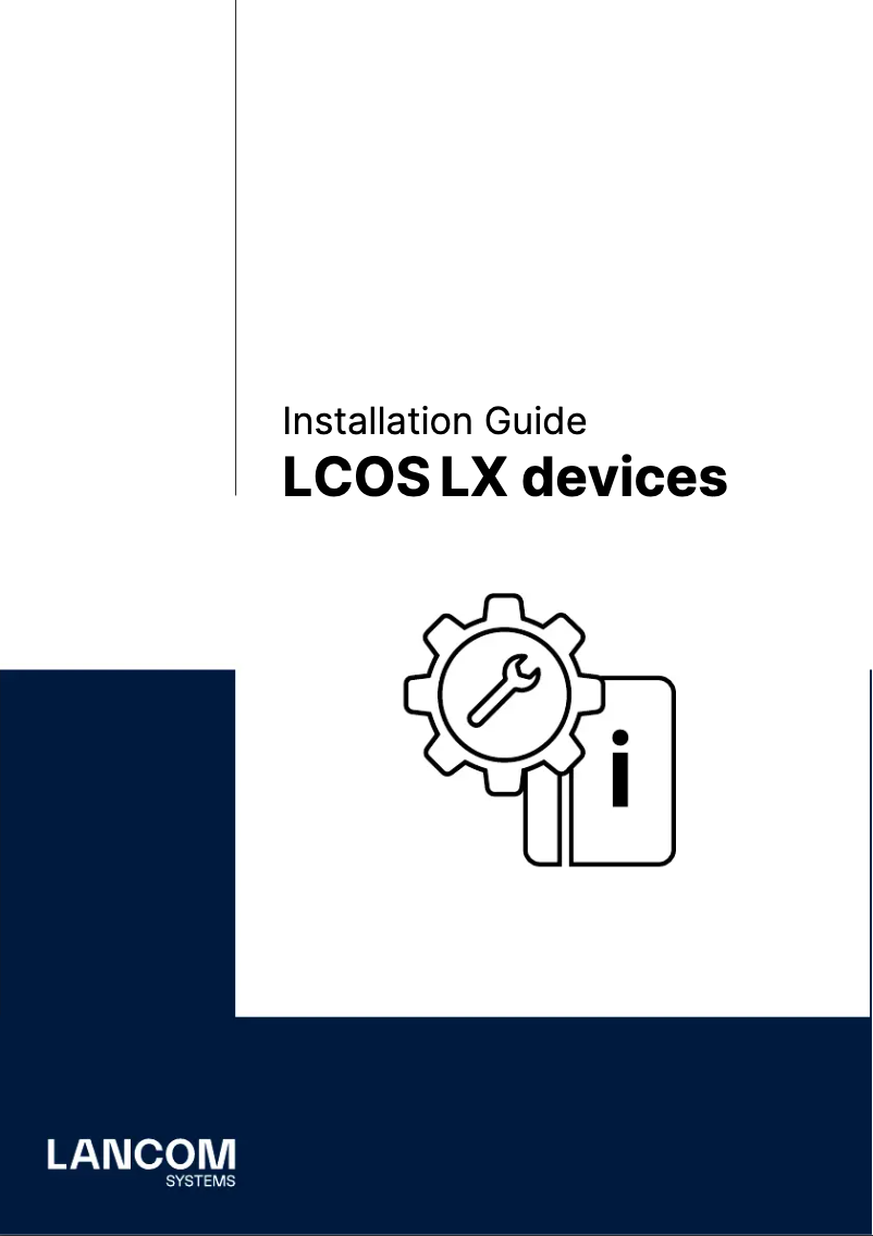 Page 1 de la notice Guide d'installation Lancom OX-6402