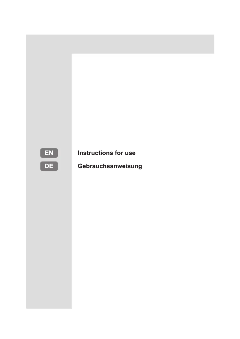 Page 1 de la notice Manuel utilisateur Bauknecht KVIE 500 A++