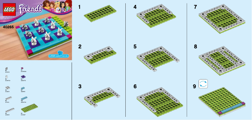 Page n°1 - Manuel utilisateur Lego Friends 40265