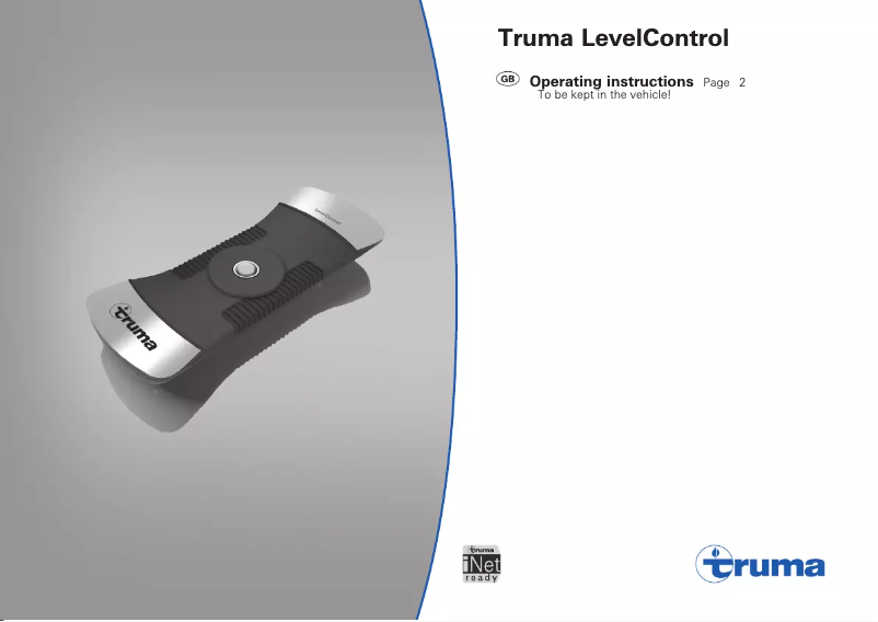 Page 1 de la notice Manuel utilisateur Truma LevelControl