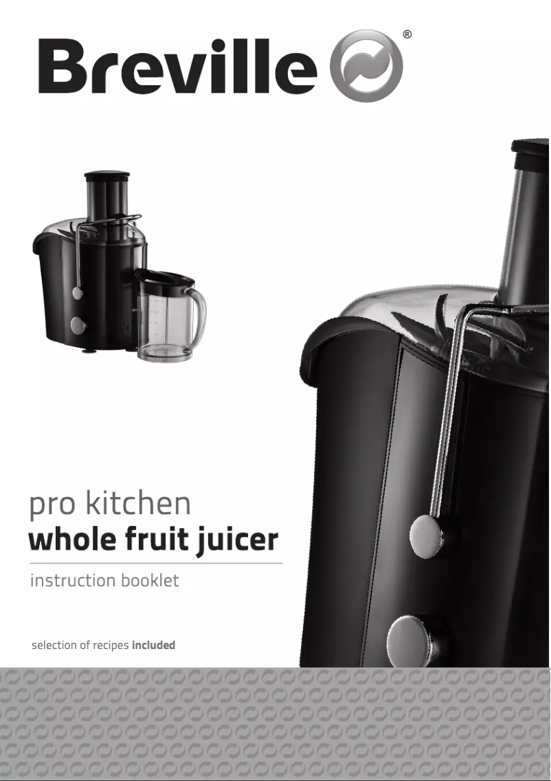 Page n°1 - Manuel utilisateur Breville VFJ016