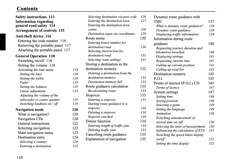 Image de la première page du manuel de l'appareil Indianapolis 7922