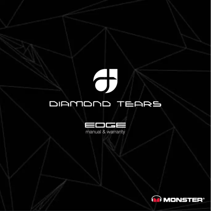Image de la première page du manuel de l'appareil Diamond Tears Edge