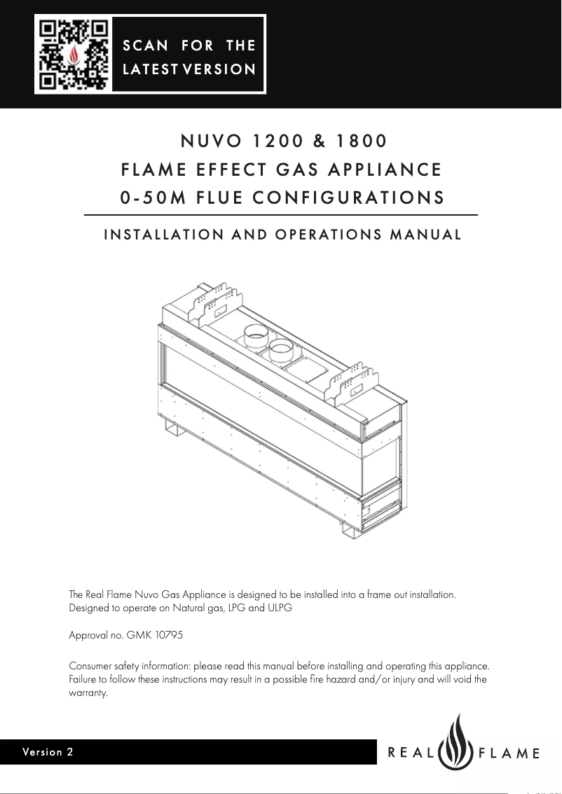 Image de la première page du manuel de l'appareil Nuvo NVS1800