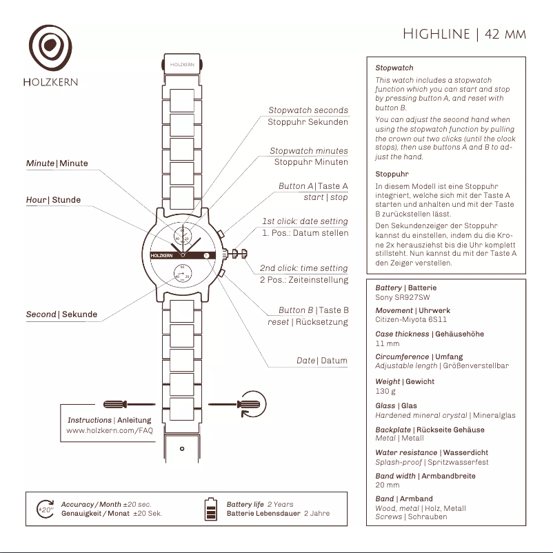 Image de la première page du manuel de l'appareil Vecchio