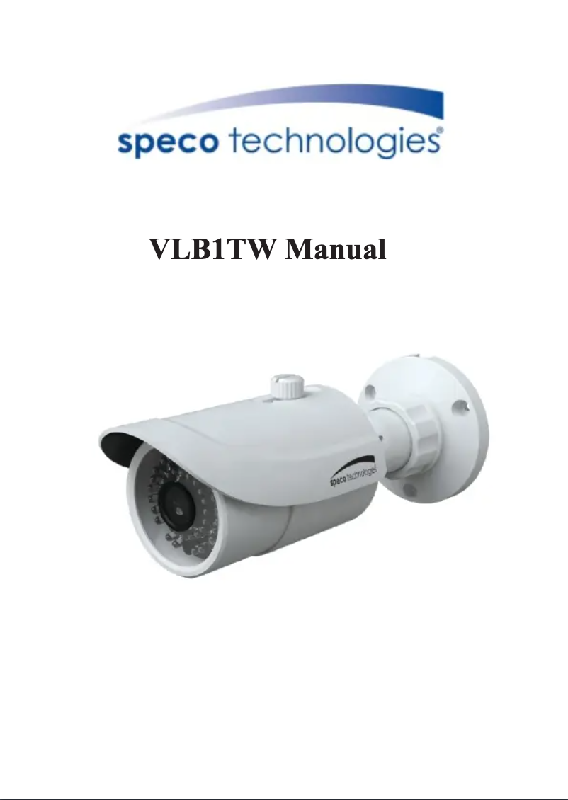 Image de la première page du manuel de l'appareil VLB1TW