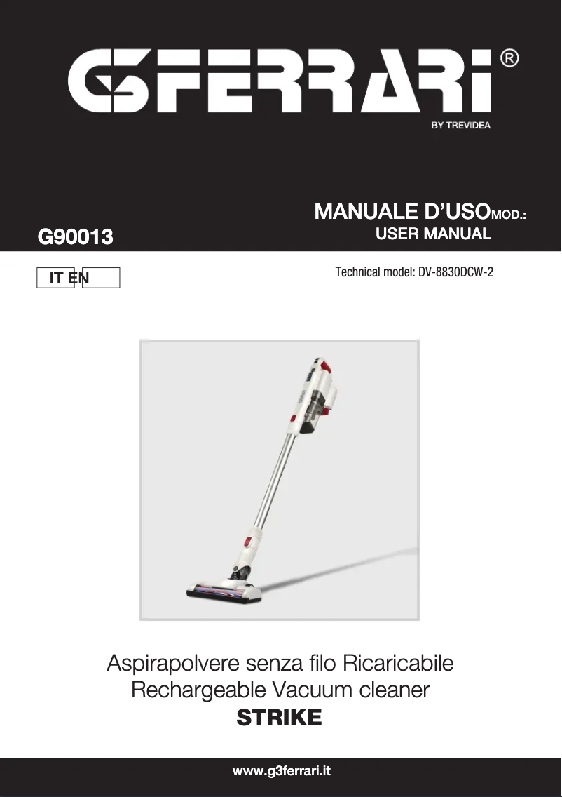 Página 1 del manual Manual de usuario G3 Ferrari Strike G90013